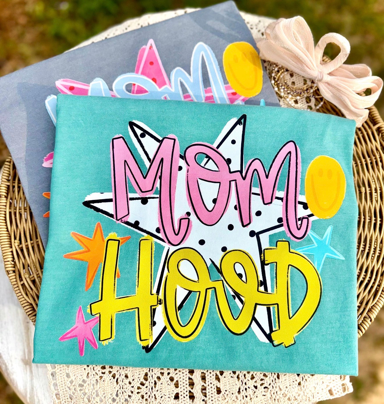 Mom Hood B&W Polka