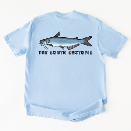 Delta Blue Cat - Chambray