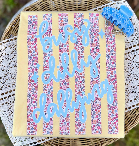 Busy Dilly Dallying Floral/Blue