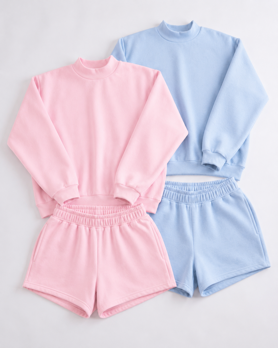 PREORDER Mockneck & Shorts SET