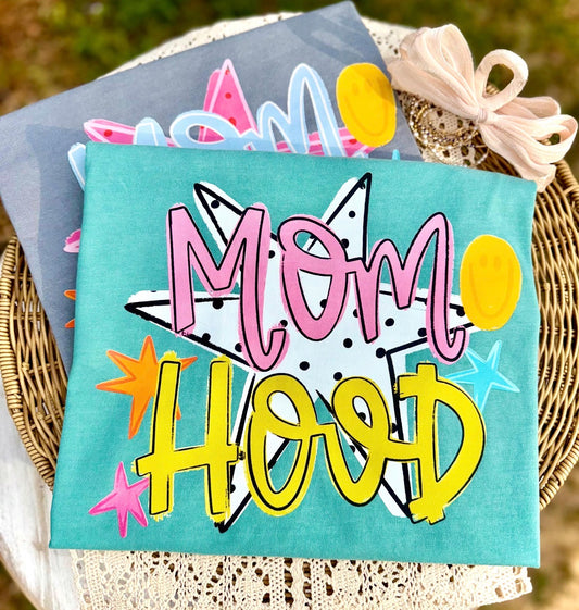 Mom Hood B&W Polka
