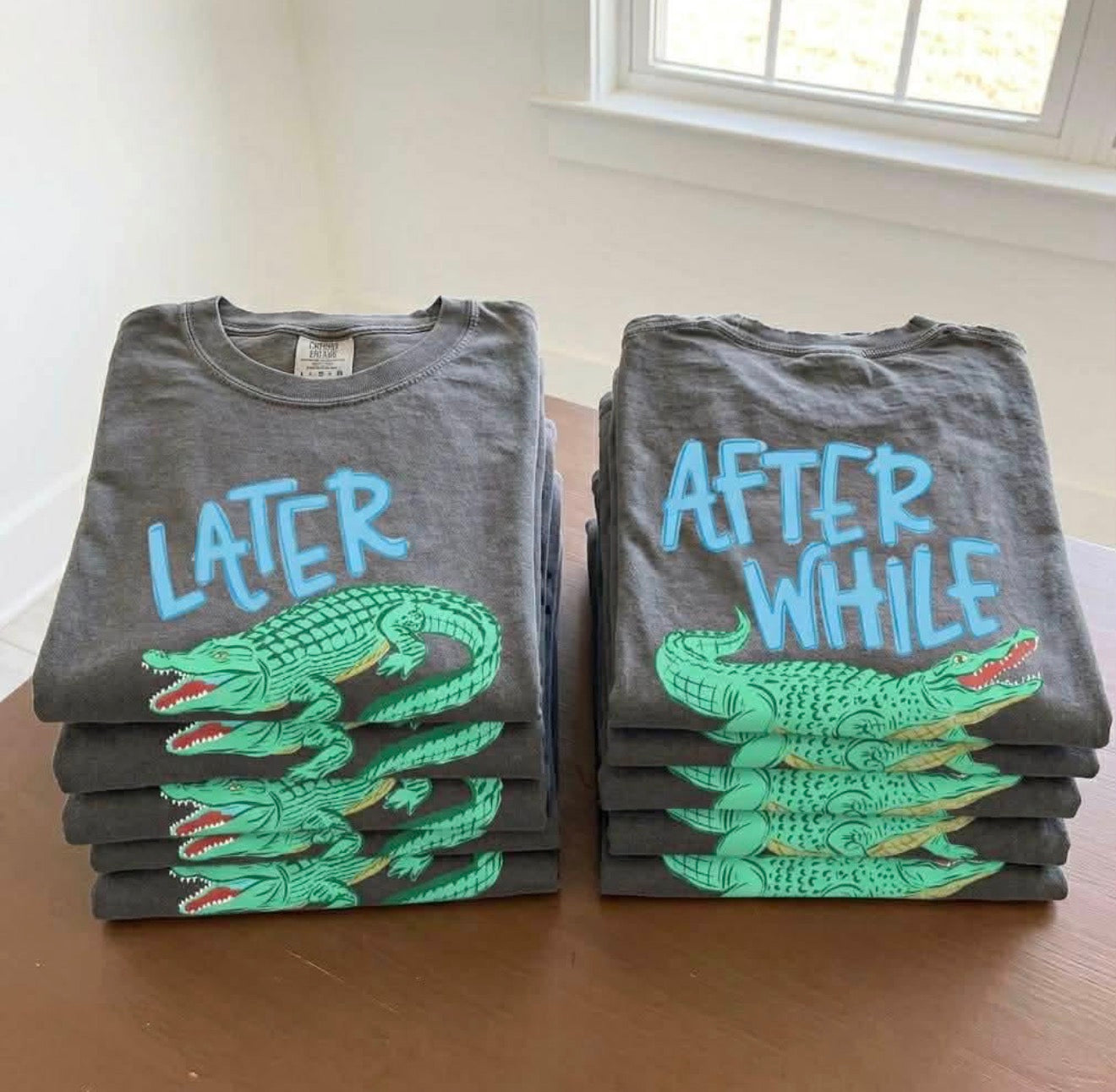 AFTER A WHILE CROCODILE BLUE FRONT ONLY