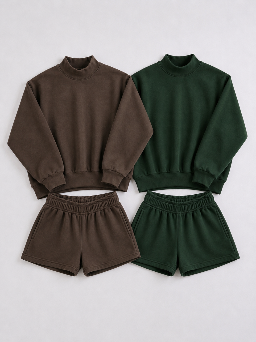 PREORDER Mockneck & Shorts SET