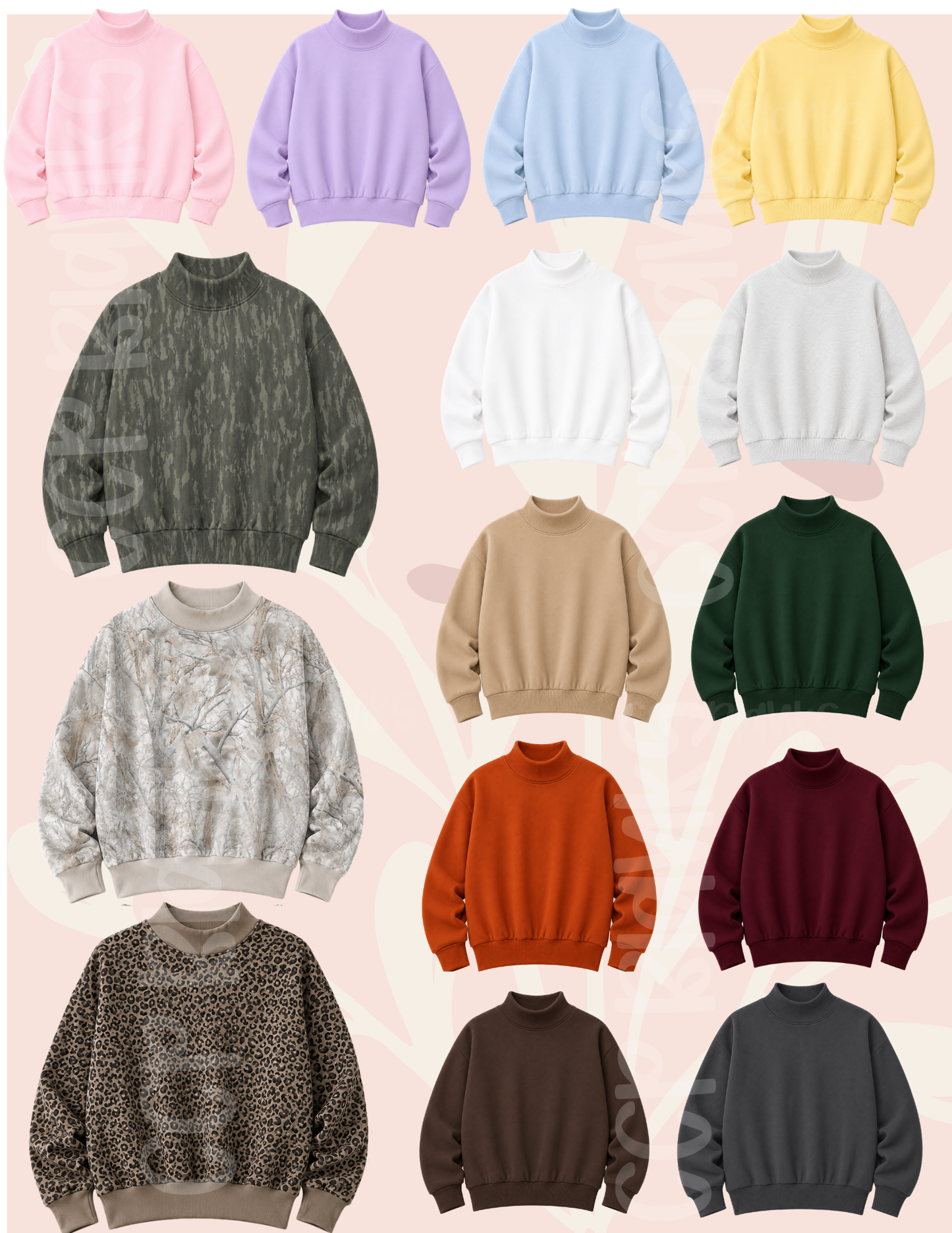 PREORDER Mockneck & Shorts SET