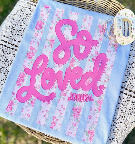 So Loved Pink Floral