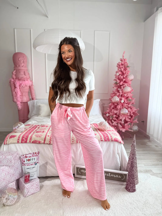 BIRDIE PREORDER Stretchy Lounge Pants 2.0 in Purrfectly Pink